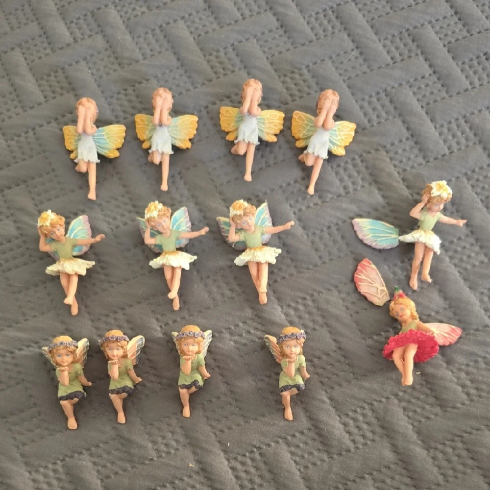 Fairy Figurine Set - Multicolor - Picture 1 of 16